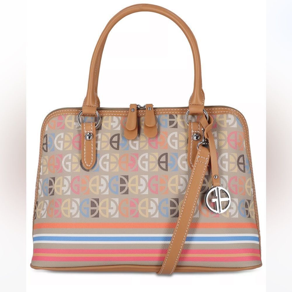 NWT GIANI BERNINI Multi Stripe Dome